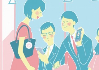 座りたい妊婦さんと席を譲ってOKのサポーターをLINEで繋ぐ実証実験「&HAND」