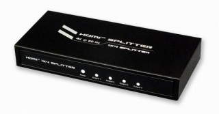 ラトックシステム、4K60Hzに対応した4分配のHDMIスプリッターを発売