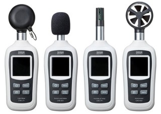 サンワ、照度・騒音・温湿度・風速を計測できる計4種の小型デジタル測定器を発売