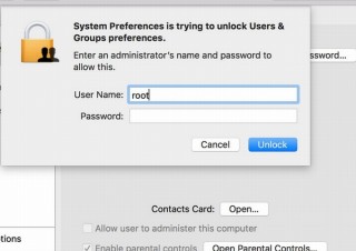 macOS High Sierra、パスワード無しで非常に簡単にアクセスできる不具合が発覚
