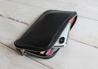 CROYから、スマホも入るミニマルウォレット「Lファス スマホ ウォレット ケース」発売