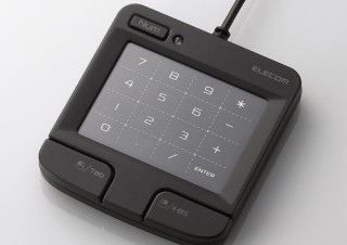 タッチパッド機能を備えたテンキーボード
