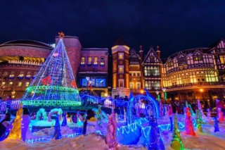 菓子のテーマパークで繰り広げられる参加型ナイトイベント「スイーツドリーム イルミネーション」