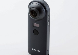 エレコム、4K解像度の360°映像を撮影できる生活防水対応のVRカメラ「OMNI shot」を発売