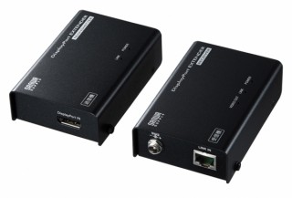サンワサプライ、DisplayPort信号を4Kで40m延長できるエクステンダーを発売