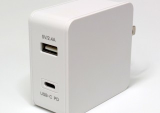 上海問屋、USB PD対応の2ポートUSB充電器を発売