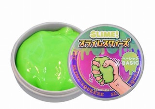 メガハウス、これまでのスライムに硬度と弾力性を加えた新「スライムスクイーズ」発表