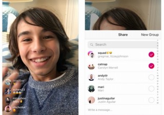 Instagram、DMでライブ動画をシェアして友人と一緒に楽しめる新機能