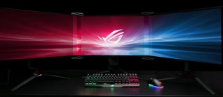 ASUS、複数ディスプレイの継目に映像を写して継目を無くすデバイスを開発