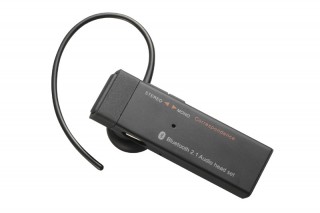 片耳でも両耳でも使えるBluetooth 2.1対応ヘッドセット