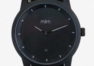 文字盤のLEDで受信を知らせるアナログスマートウォッチ「mim watch」が発売