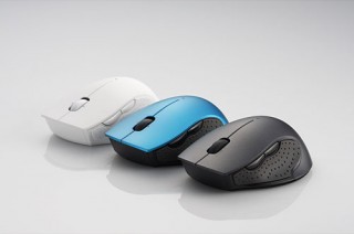 ボタン機能をカスタマイズできる光学式ワイヤレスマウス