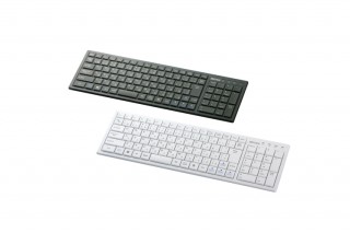 安定したデータ通信が可能 薄型ワイヤレスキーボード