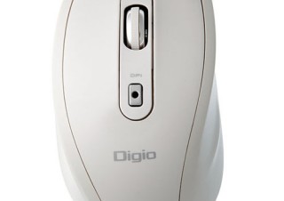 分解能の切り換え可能 5ボタンタイプのレーザー式マウス