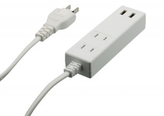 オウルテック、2基のUSBポートも搭載したコンセント2個口の電源タップを発売