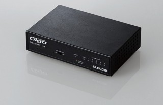 エレコム、メタル筐体で耐熱50℃の5ポート/8ポートスイッチングハブを発売