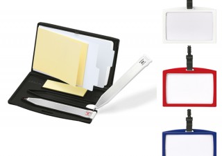 ゼブラより、社員証と一緒に「紙・ペン・名刺」がコンパクトに携帯できるカードホルダー「ペモ アイディー」発売