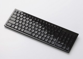 クリスタルデザイン採用のワイヤレスキーボード