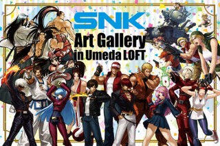 SNKの歴代タイトルの人気イラストが展示される「SNK Art Gallery in Umeda LOFT」