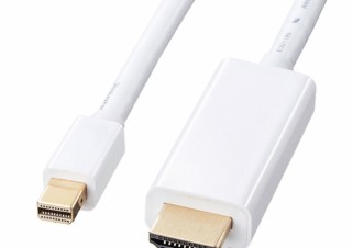 サンワサプライ、ミニDisplayPortをHDMIやVGAに変換できるケーブルを発売