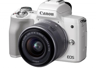 キヤノン、エントリーユーザー向けのミラーレスカメラ「EOS Kiss M」を発表
