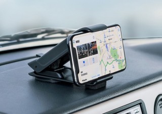 サンワサプライ、前方への視線を遮らないコンパクトな車載ホルダーを発売