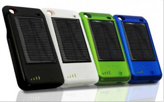 ソーラーパネルを備えたiPhone用バッテリージャケット