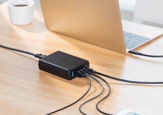 Anker、PD対応のType-Cポート1基とPowerIQ搭載ポート4基を搭載したUSB充電器を発売