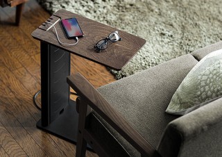 サンワ、内部にUSB充電器を内蔵できるスタイリッシュなサイドテーブルを発売