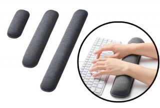 サンワサプライ、3サイズから自分好みが選べる！ ふかふかクッションで手首の疲れを軽減するリストレスト発売