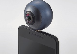 エレコム、Android端末に装着して360°撮影を行えるVRカメラを発売