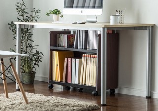 サンワサプライ、デスク下に収納スペースを増設できるスチール製ファイルワゴンを発売