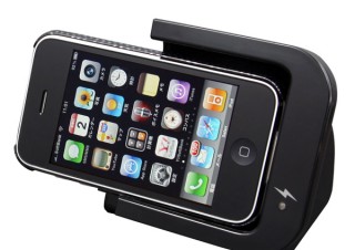 180度回転可能、充電もできるiPhone用クレードル