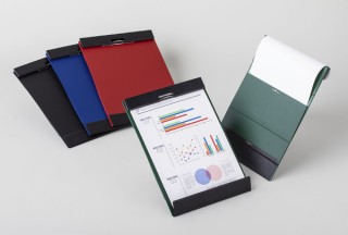 シックな4色カラーでさりげない個性が光る「マグフラップ」発売。内蔵マグネットで書類をめくったまま固定