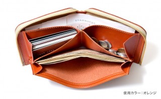 JACA JACAより、栃木レザーを使った機能性ウォレット「大きく開く小さな財布」発売