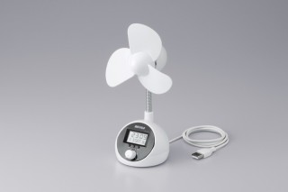 バッファローコクヨ、デスクスタンド式USB扇風機