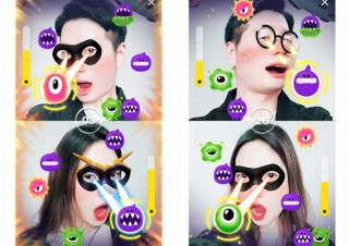 LINE、ビデオ通話の相手と「顔」で対戦ゲームできる「Face Play」リリース
