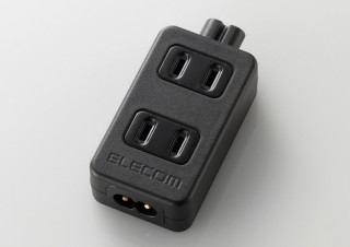 エレコム、ACアダプタに取り付けてタップとして使える「T-ACTAP」シリーズ