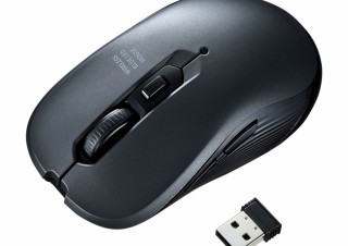 サンワサプライ、左右対称形のブルーLEDマウス2種類を発売