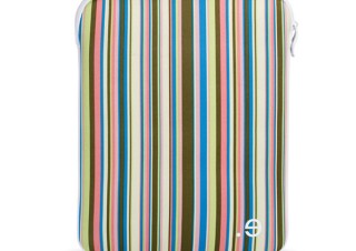 マルチストライプ柄のスタリッシュなiPad用スリーブケース