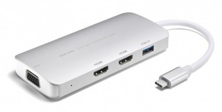 サンワサプライ、PCの映像を3台に同時出力できるType-C変換アダプタを発売