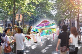 ピアノをキャンバスとして描いたアートが各地に出現する「Art Piano in Marunouchi」
