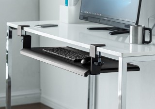 サンワサプライ、後付けできるワイドタイプのキーボードスライダー「100-KB003」発売