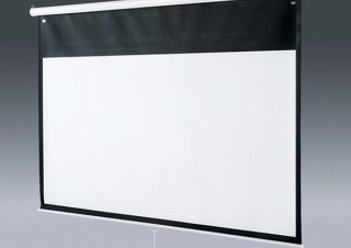 サンワサプライ、天井や壁面に固定できる16：9の「大型プロジェクタースクリーン」