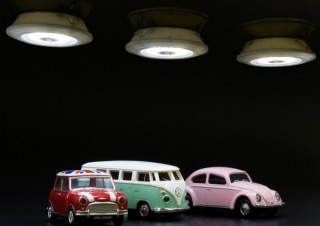 上海問屋、3個のLEDを一度に操作できるリモコン付きLEDライト3個セットを発売