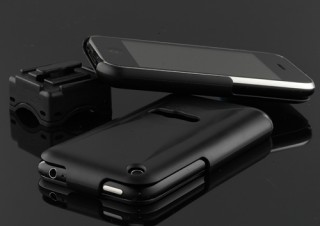 iPhone3G/3GSを自転車に取り付けられるマウントケース「GoRide iPhone Bike Mount」