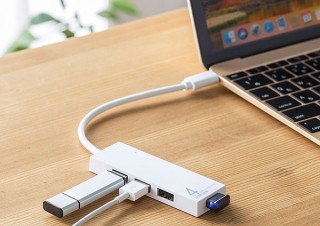 サンワ、Type-Cコネクタを搭載したパソコンでAコネクタの周辺機器を使えるUSBハブを発売