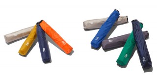 フィッシングロッドのカーボンテクノロジーを応用した、超軽量折り畳み傘にカラフルな新ライン登場