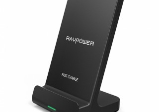 RAVPower、縦置きでも横置きでも急速充電可能なワイヤレス充電器を発売