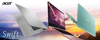 日本エイサー、13.3型ボディに14型大画面を搭載したノートPC「Swift 3」「Swift 1」発売